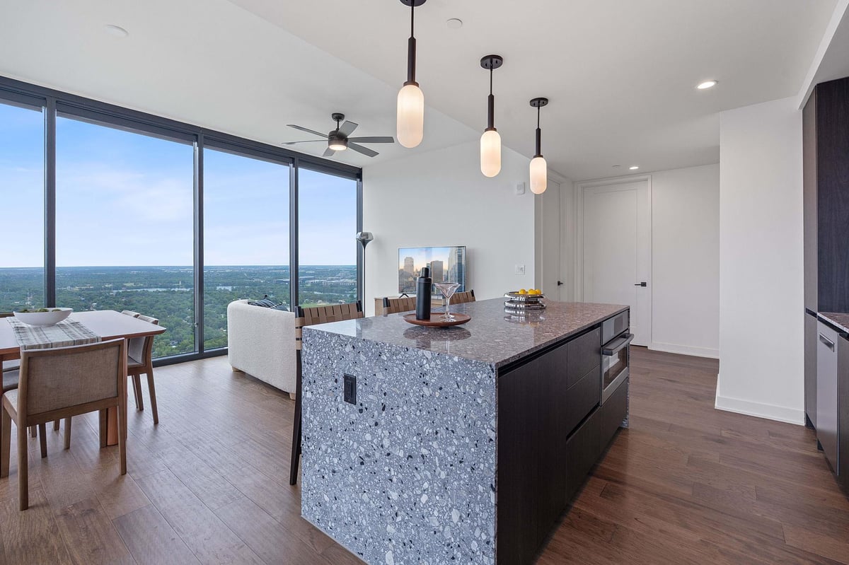Bathroom at 84 East Ave Unit #1904 - 1 bed 1 bath home