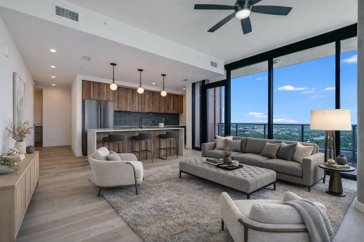 84 East Ave Unit #2506 - front exterior - Luxury home in VESPER CONDOMINIUMS, Austin, TX