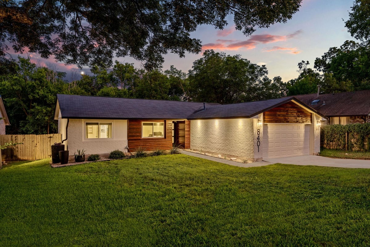 View 8401 Alabama DR in Shiloh Ph 02 Sec 01 Amd 8401 Alabama DR - front exterior - Luxury home in Shiloh Ph 02 Sec 01 Amd, Austin, TX