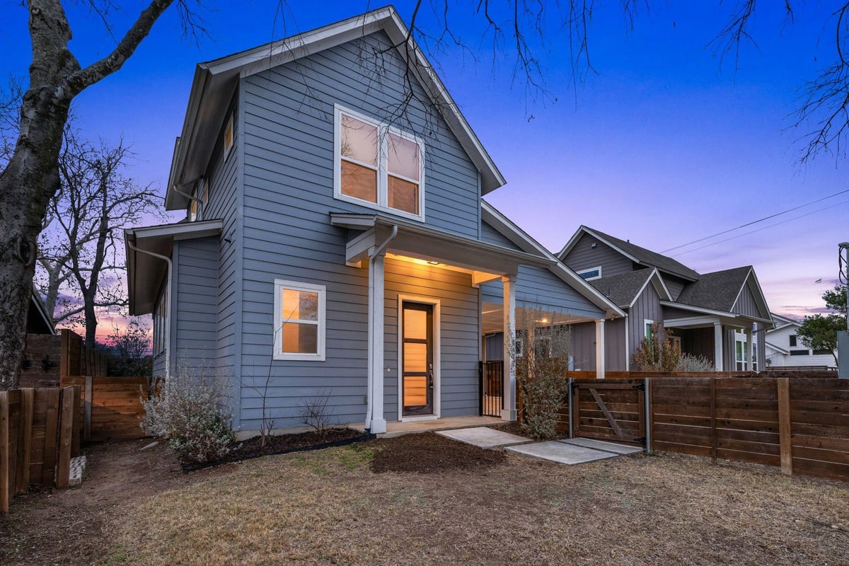 Primary bedroom at 8414 Bowling Green Dr Unit #3 - 3 bed 3 bath home