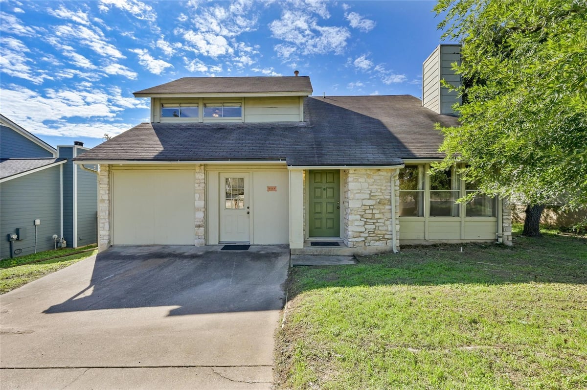 View 8419 Spring Valley Dr in Windmill Run Sec 02-A 8419 Spring Valley Dr - front exterior - Luxury home in Windmill Run Sec 02-A, Austin, TX