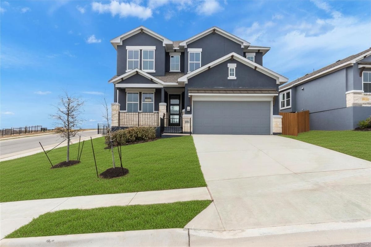 View 8500 Red Bottle Brush RD in Tessera/Lk Travis Ph 4A 8500 Red Bottle Brush RD - front exterior - Luxury home in Tessera/Lk Travis Ph 4A, Lago Vista, TX