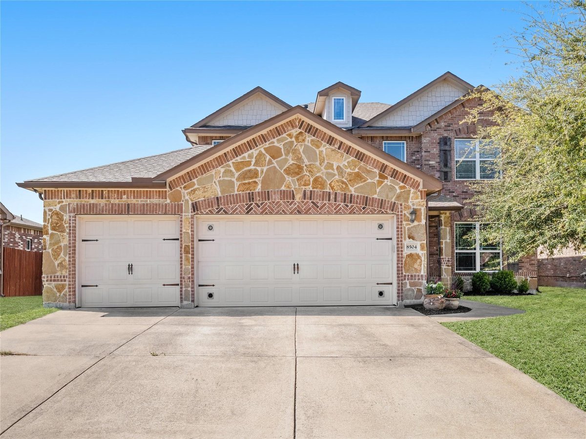 View 8504 Rimini Cv in Siena 8504 Rimini Cv - front exterior - Luxury home in Siena, Round Rock, TX