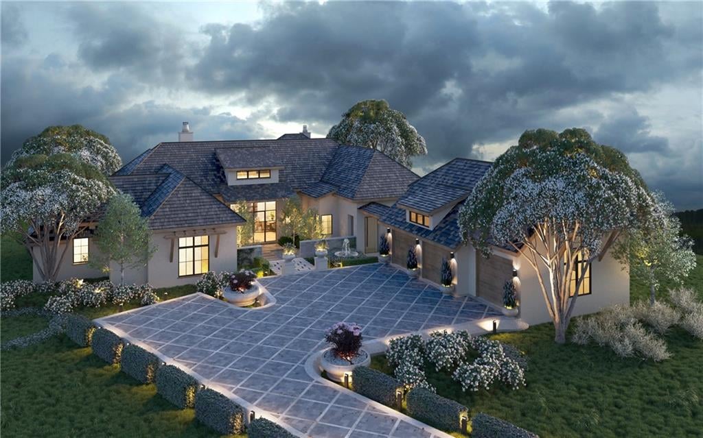View 8505 Olla Cero LN in Amarra Drive Ph 02 8505 Olla Cero LN - front exterior - Luxury home in Amarra Drive Ph 02, Austin, TX