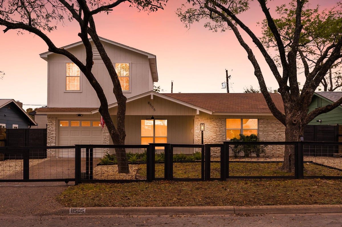 View 8505 Spearman DR in Wooten Terrace Sec 01-A 8505 Spearman DR - front exterior - Luxury home in Wooten Terrace Sec 01-A, Austin, TX