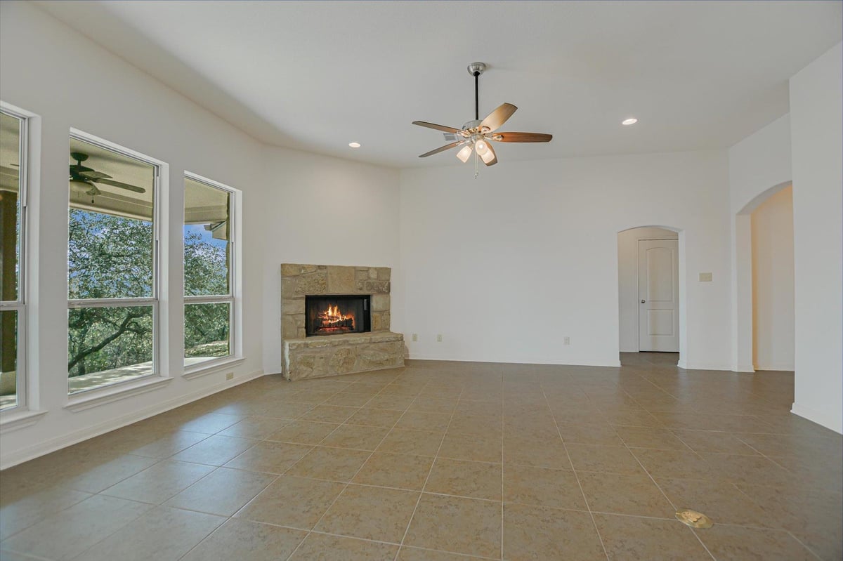 Primary bedroom at 851 Stone Mountain Dr - 3 bed 2 bath home
