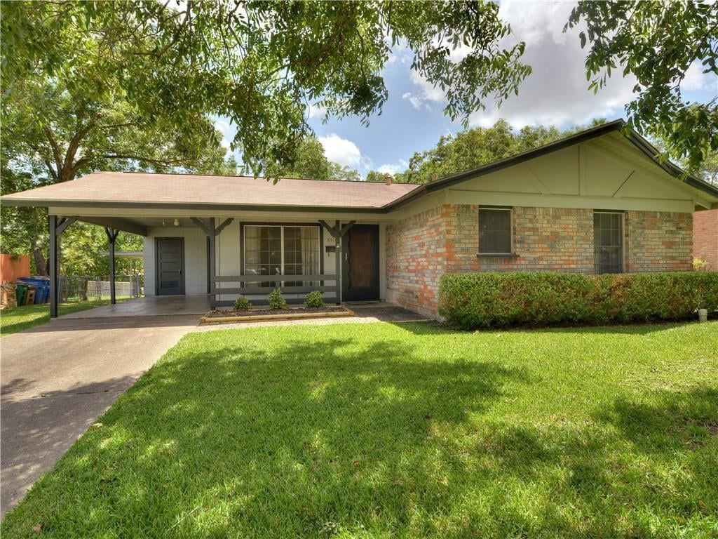 View 8511 Burrell DR in Wooten Park Sec 05 8511 Burrell DR - front exterior - Luxury home in Wooten Park Sec 05, Austin, TX