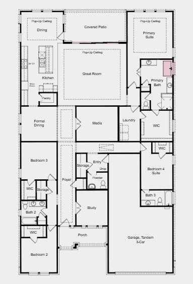 Living area at 8512 Ambergill Ct - 8 bed 3 bath home