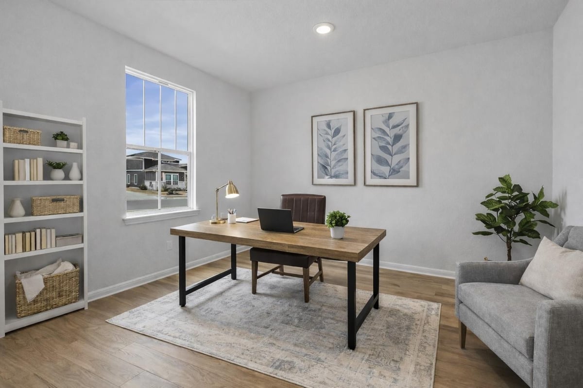 Living area at 8515 Dongan Dr - 4 bed 3 bath home