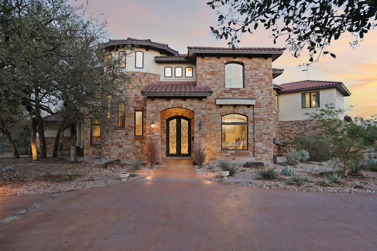 View 8517 Bellancia Dr in Belvedere Ph 04 8517 Bellancia Dr - front exterior - Luxury home in Belvedere Ph 04, Austin, TX