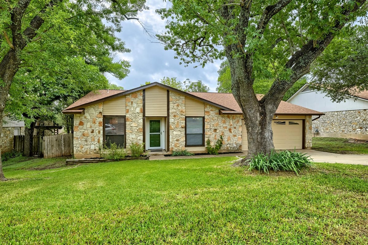 View 8601 Danville DR in Woodbridge Sec 02 8601 Danville DR - front exterior - Luxury home in Woodbridge Sec 02, Austin, TX