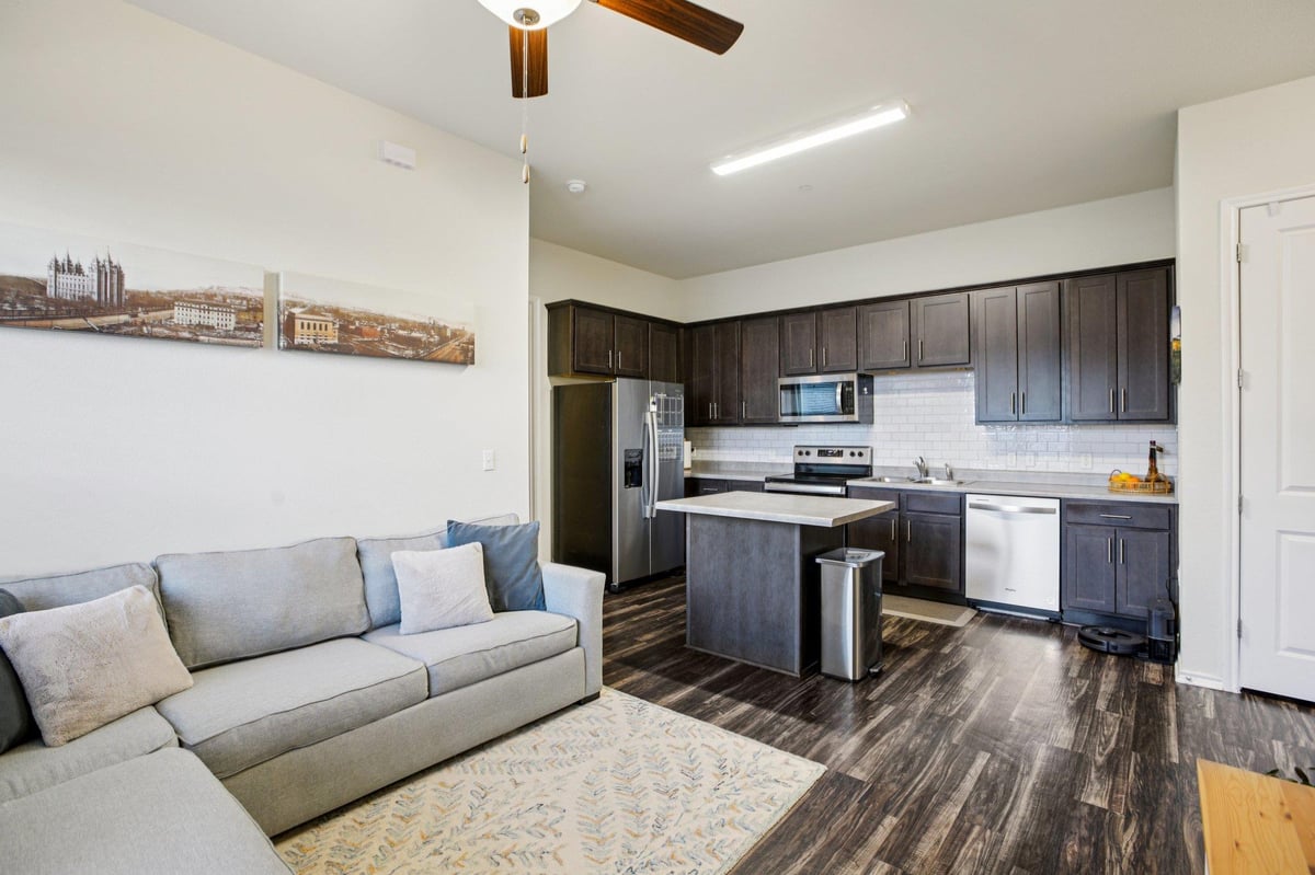 View 8601 West Gate Blvd Unit #4104 in CANOPY AT WESTGATE GROVE CONDOMINIUMS 8601 West Gate Blvd Unit #4104 - front exterior - Luxury home in CANOPY AT WESTGATE GROVE CONDOMINIUMS, Austin, TX