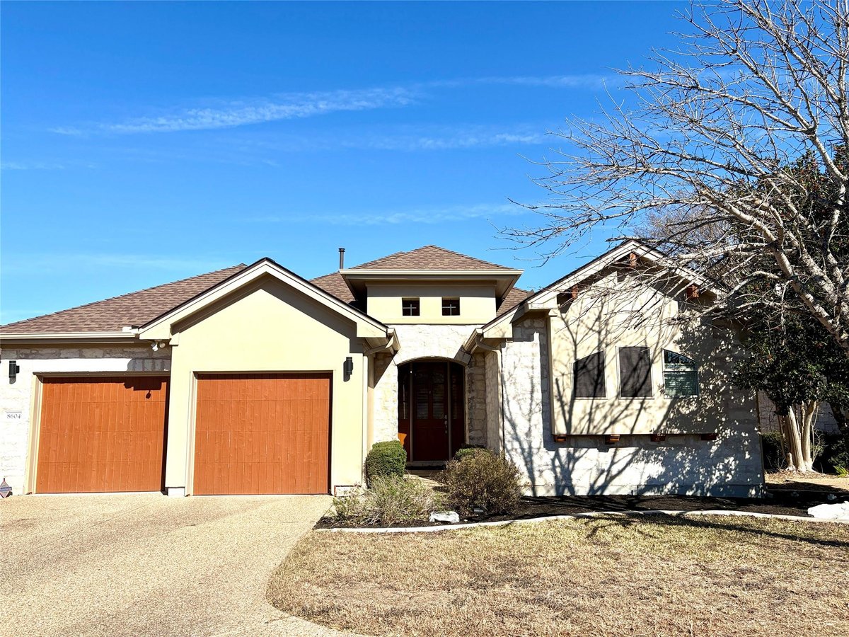 View 8604 Toro Creek Cv in Toro Creek 8604 Toro Creek Cv - front exterior - Luxury home in Toro Creek, Austin, TX