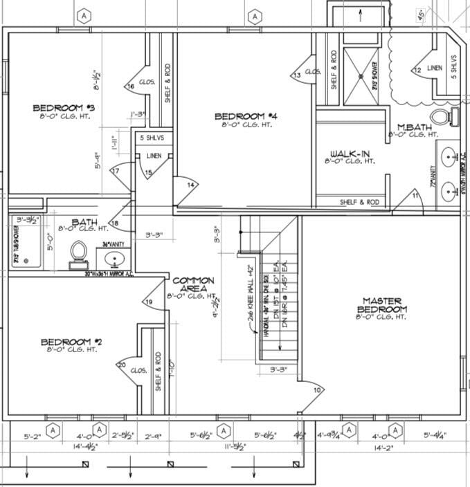 Primary bedroom at 8609 Buffalo Trl - 4 bed 2 bath home