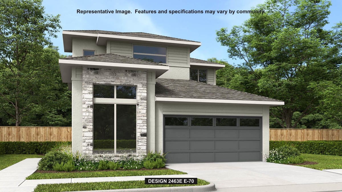 View 8610 Basil Hayden LN in Easton Park 8610 Basil Hayden LN - front exterior - Luxury home in Easton Park, Austin, TX