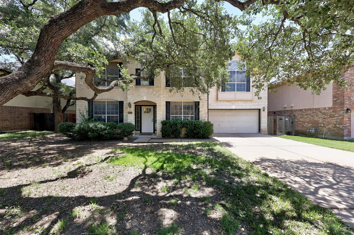 View 8622 EPHRAIM Rd in Woods of Brushy Creek 8622 EPHRAIM Rd - front exterior - Luxury home in Woods of Brushy Creek, Austin, TX