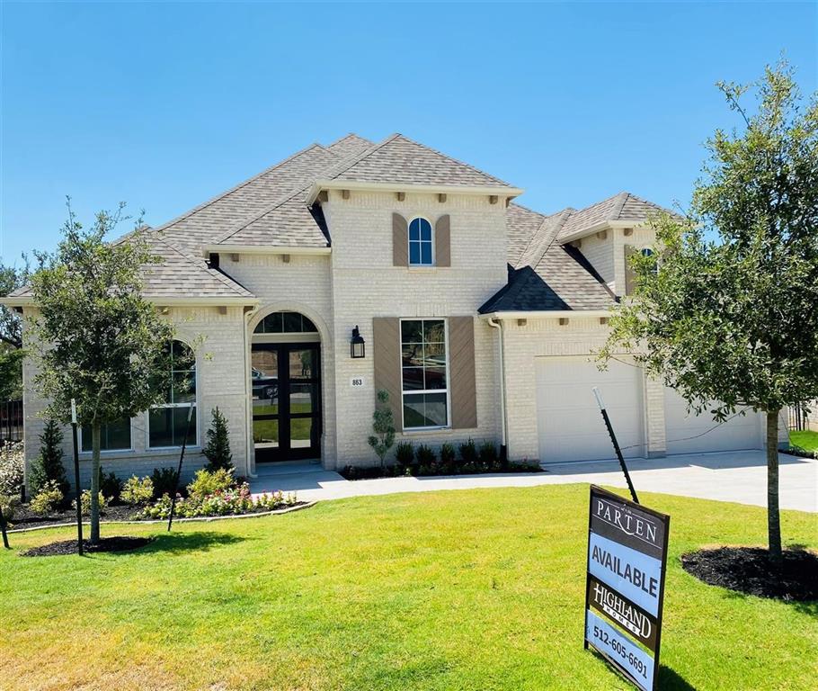 View 863 Pear Tree Ln in Parten 863 Pear Tree Ln - front exterior - Luxury home in Parten, Austin, TX
