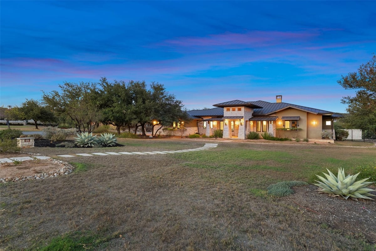 View 8701 Bellancia Dr in Belvedere 8701 Bellancia Dr - front exterior - Luxury home in Belvedere, Austin, TX