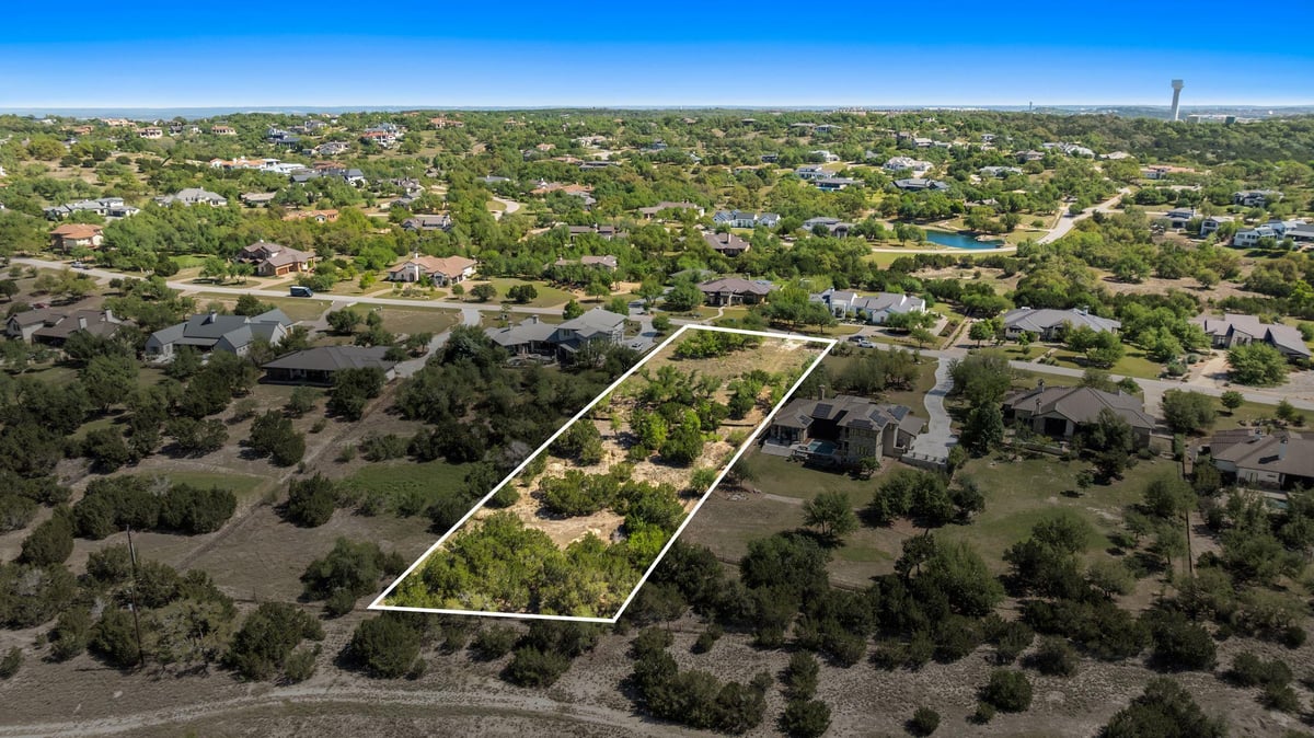 View 8708 Bellancia Dr in Belvedere 8708 Bellancia Dr - front exterior - Luxury lot in Belvedere, Austin, TX