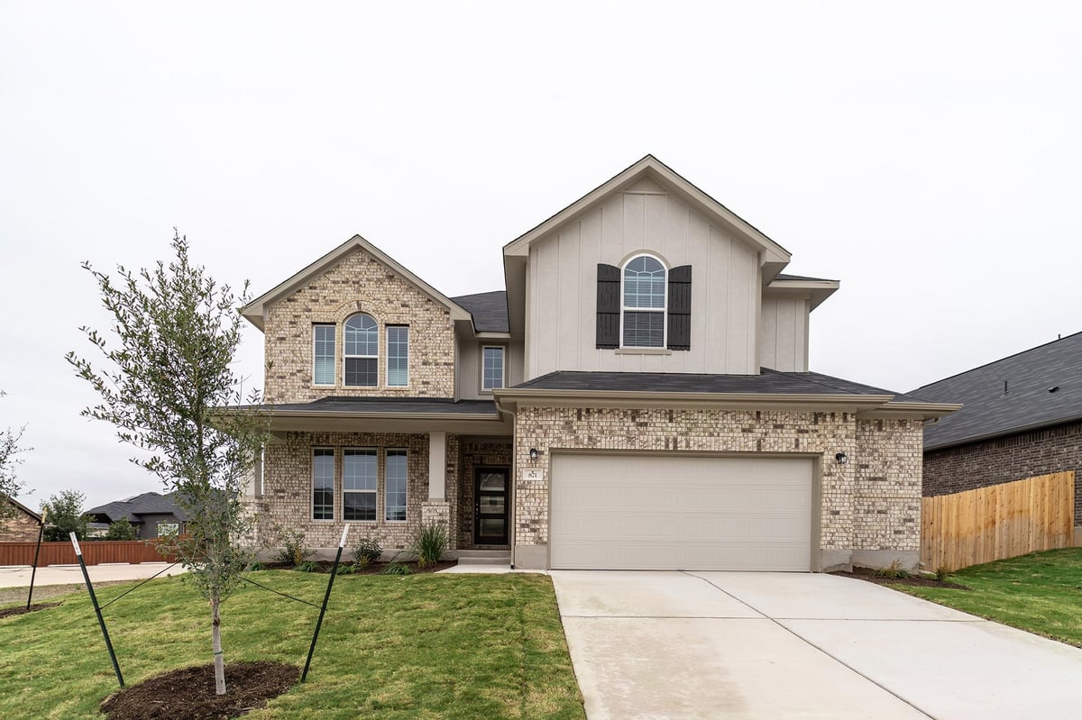 View 871 Cherrystone Loop in Sunfield 871 Cherrystone Loop - front exterior - Luxury home in Sunfield, Buda, TX