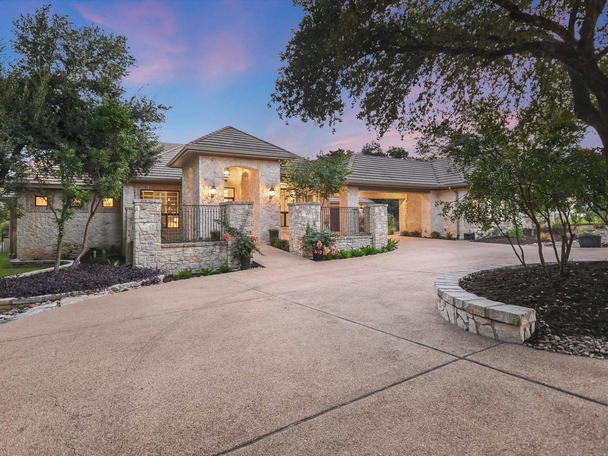 View 8721 Mendocino DR in Barton Creek Sec G Ph 01 8721 Mendocino DR - front exterior - Luxury home in Barton Creek Sec G Ph 01, Austin, TX
