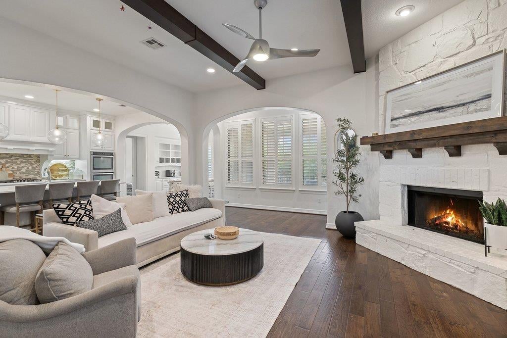 Living area at 8801 Wild Rice Cv - 5 bed 4 bath home