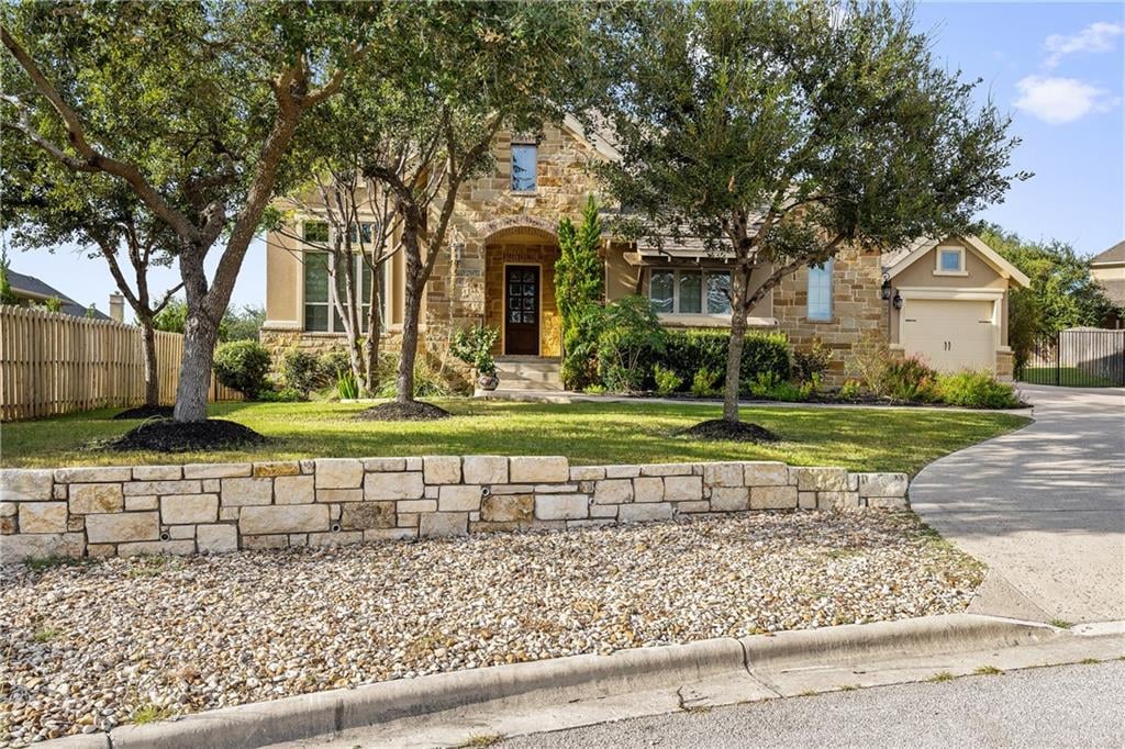 View 8804 Wild Rice Cv in Rocky Creek Ranch Sec 01 8804 Wild Rice Cv - front exterior - Luxury home in Rocky Creek Ranch Sec 01, Austin, TX