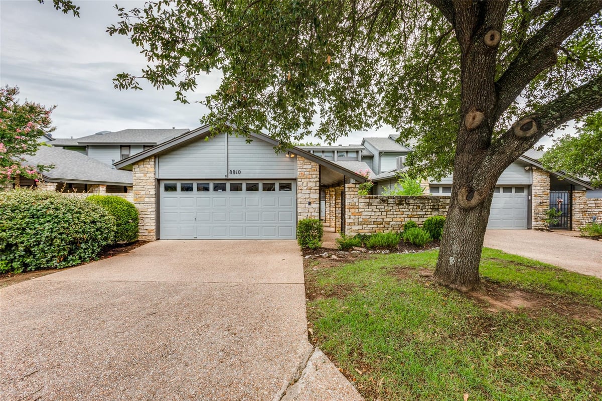 View 8810 Mariscal Canyon Dr in Bluffs Great Hills 8810 Mariscal Canyon Dr - front exterior - Luxury home in Bluffs Great Hills, Austin, TX