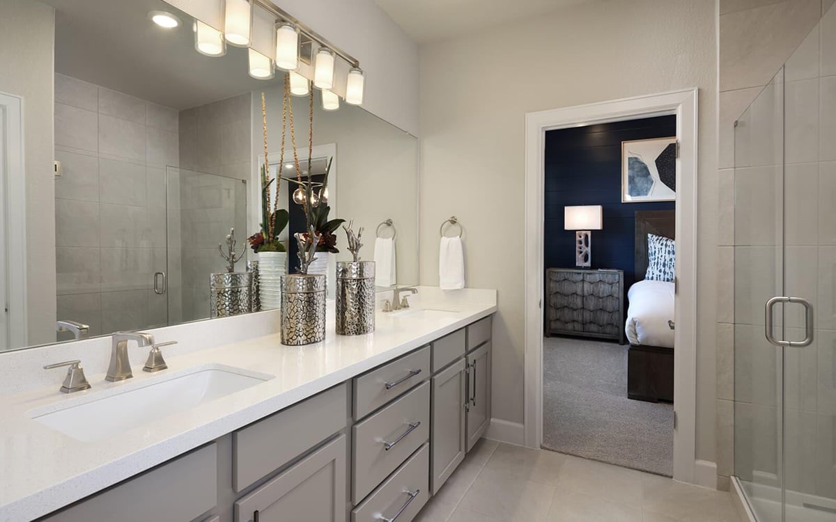 Primary bedroom at 8810 Marmoset Way - 3 bed 3 bath home
