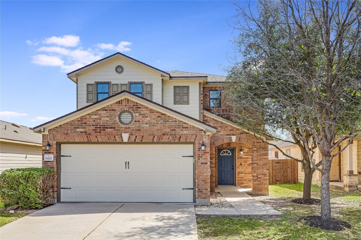 View 8821 Milton Lease Dr in Sheldon 230 Sec 02 Ph 03 8821 Milton Lease Dr - front exterior - Luxury home in Sheldon 230 Sec 02 Ph 03, Austin, TX