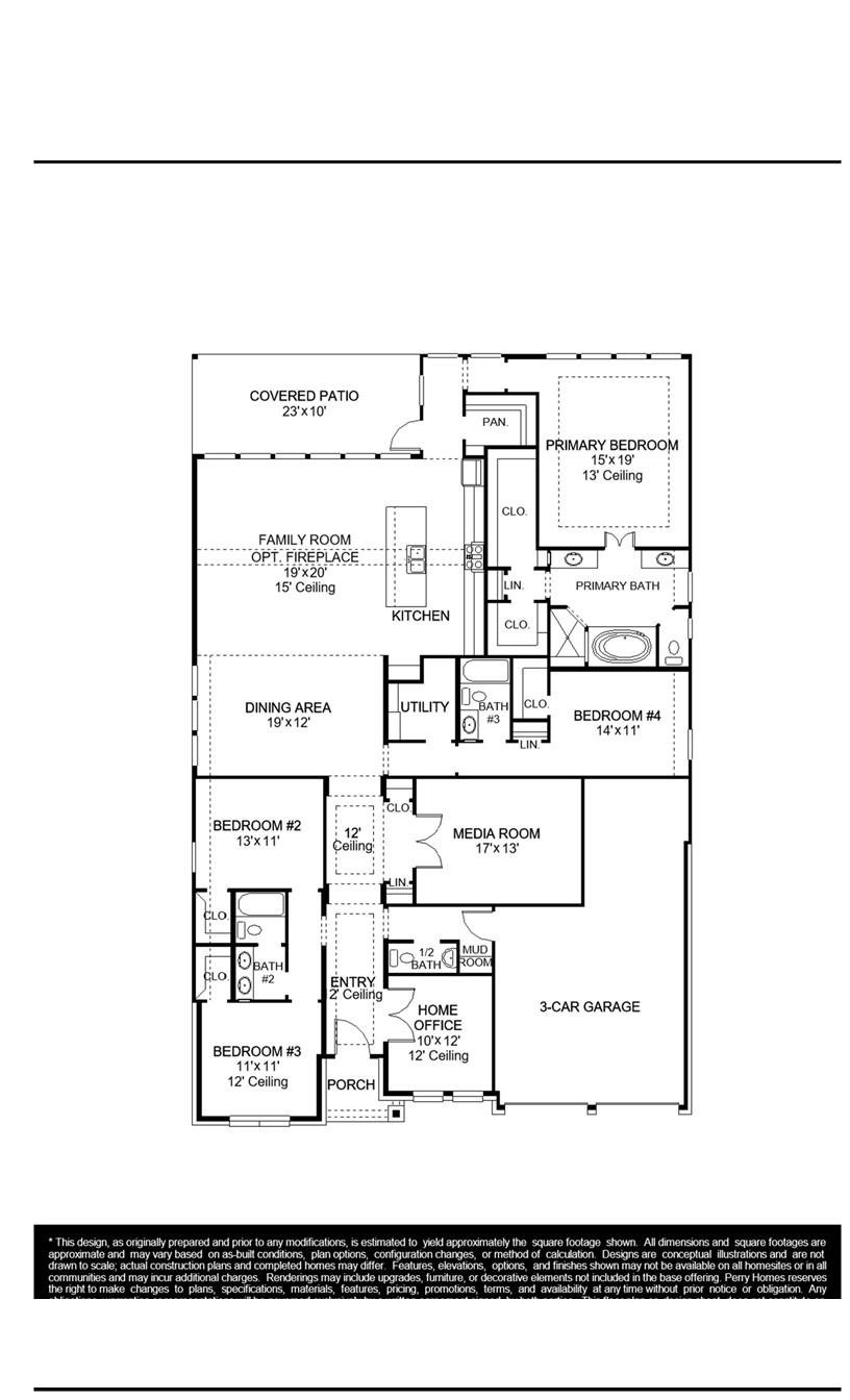 Living area at 8909 Nilgai Dr - 4 bed 3 bath home