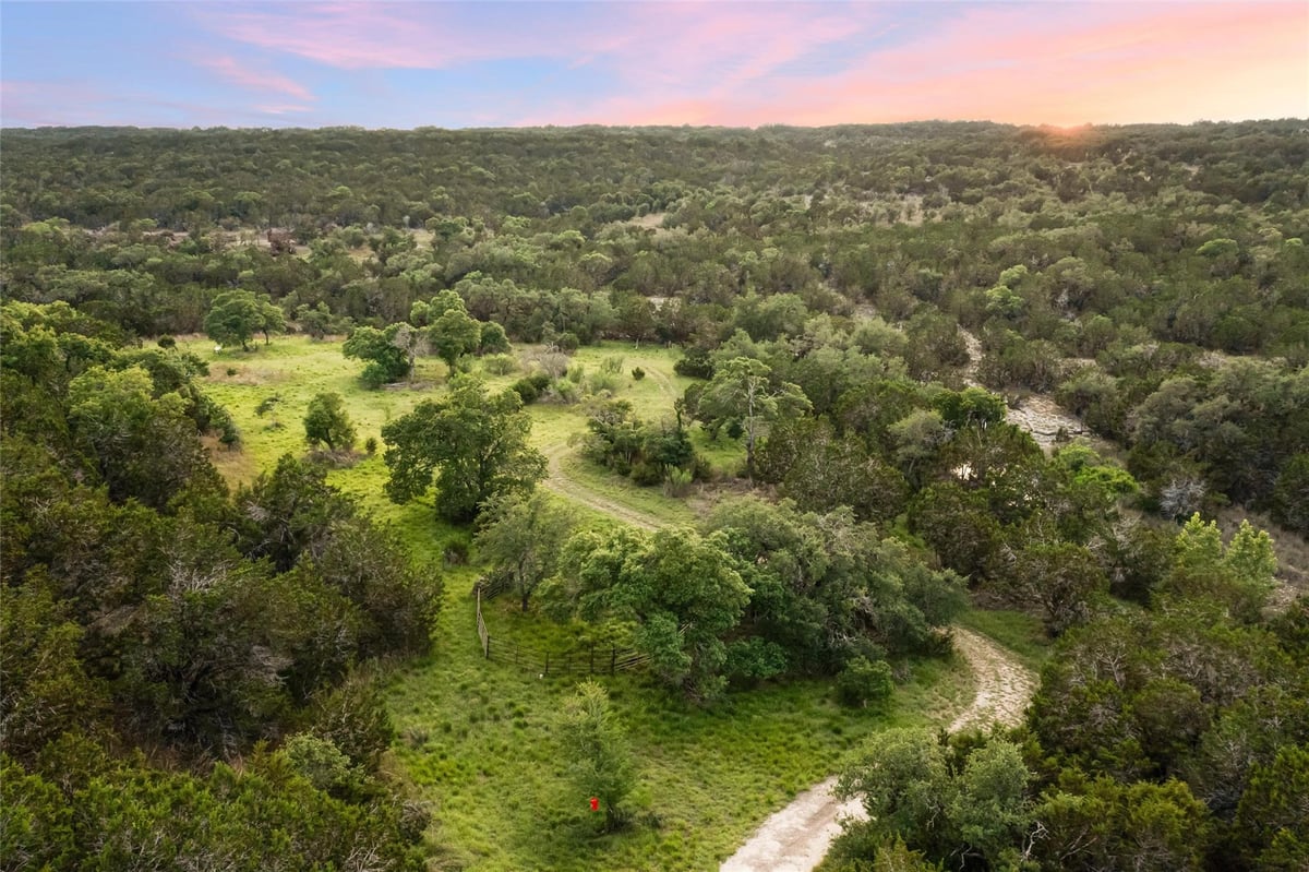 View 900 Lost Valley RD in Lost Valley 900 Lost Valley RD - front exterior - Luxury lot in Lost Valley, Dripping Springs, TX