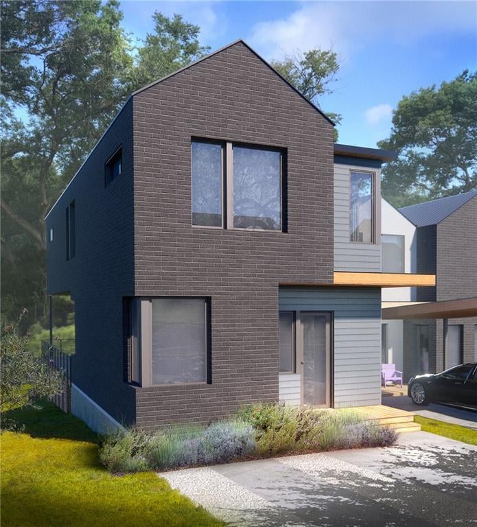 View 900 S 2nd ST Unit #8 in Bouldin Creek 900 S 2nd ST Unit #8 - front exterior - Luxury home in Bouldin Creek, Austin, TX