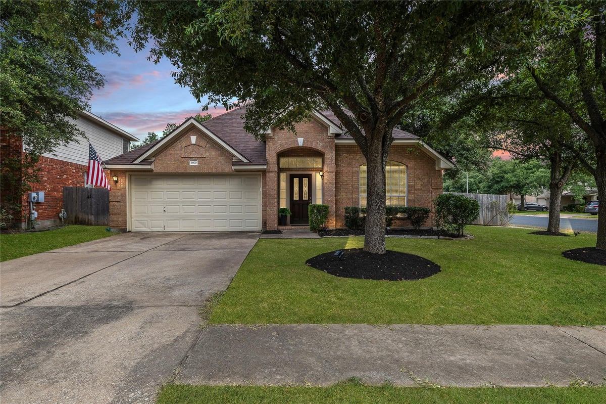 View 9000 Deurne DR in Stone Canyon Sec 06c 9000 Deurne DR - front exterior - Luxury home in Stone Canyon Sec 06c, Round Rock, TX