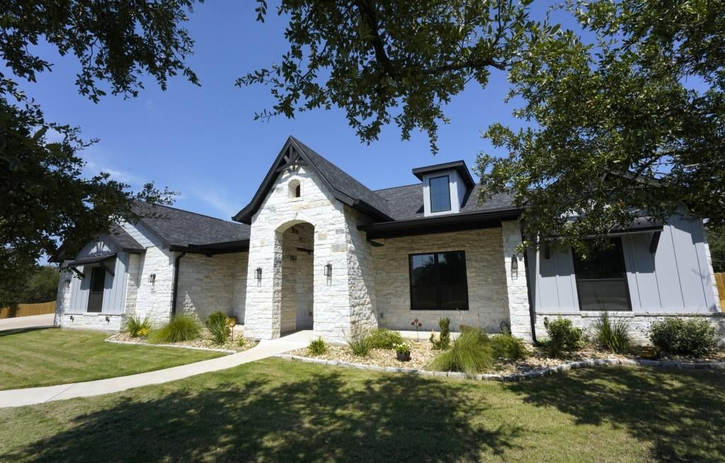 View 9006 Abby Lee Ln in Spring Crk 9006 Abby Lee Ln - front exterior - Luxury home in Spring Crk, Salado, TX
