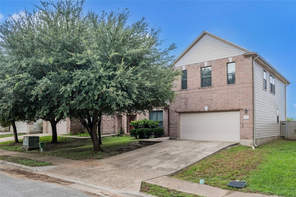View 9008 Ipswich Bay Dr in Sheldon 230 Sec 01 Ph 02 9008 Ipswich Bay Dr - front exterior - Luxury home in Sheldon 230 Sec 01 Ph 02, Austin, TX