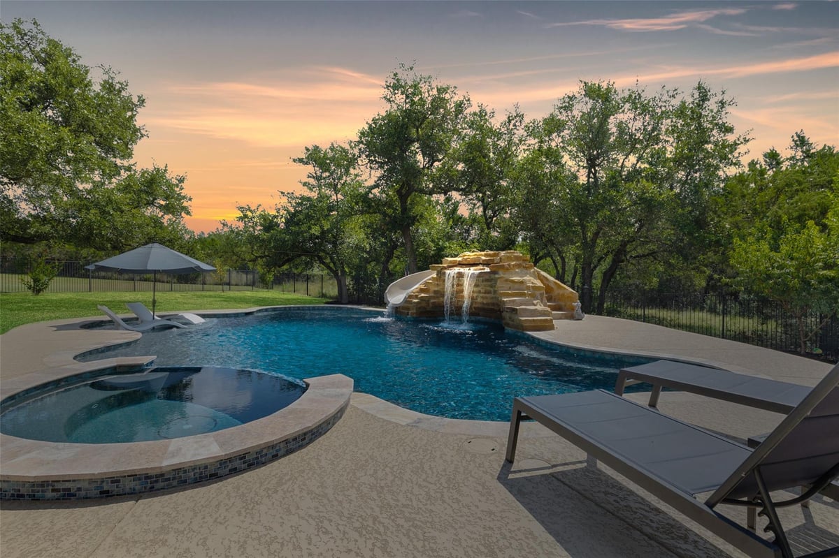View 9009 Ambrosia DR in Rocky Creek Ranch Sec 2 9009 Ambrosia DR - front exterior - Luxury home in Rocky Creek Ranch Sec 2, Austin, TX