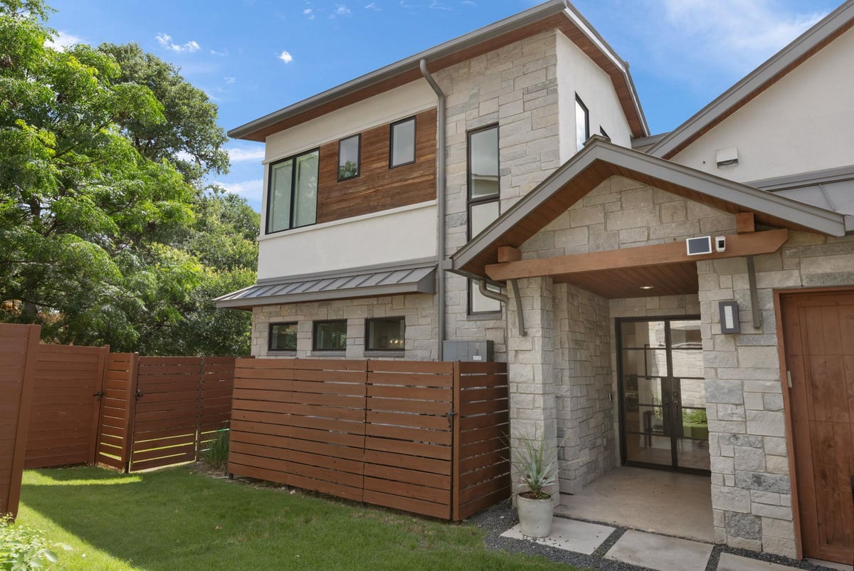 View 901 Bouldin Ave Unit #A in 901 Bouldin Condo 901 Bouldin Ave Unit #A - front exterior - Luxury home in 901 Bouldin Condo, Austin, TX