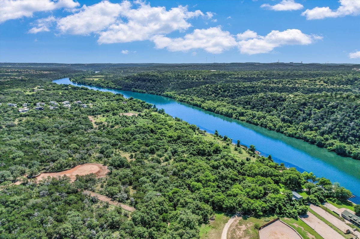 View 901 Quinlan Park RD in The Ranch at Watersedge 901 Quinlan Park RD - front exterior - Luxury lot in The Ranch at Watersedge, Austin, TX