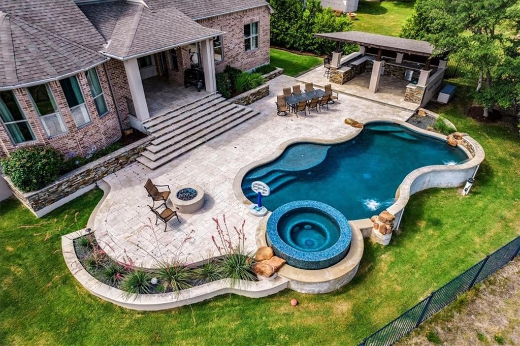View 9013 Ambrosia DR in Rocky Creek 9013 Ambrosia DR - front exterior - Luxury home in Rocky Creek, Austin, TX