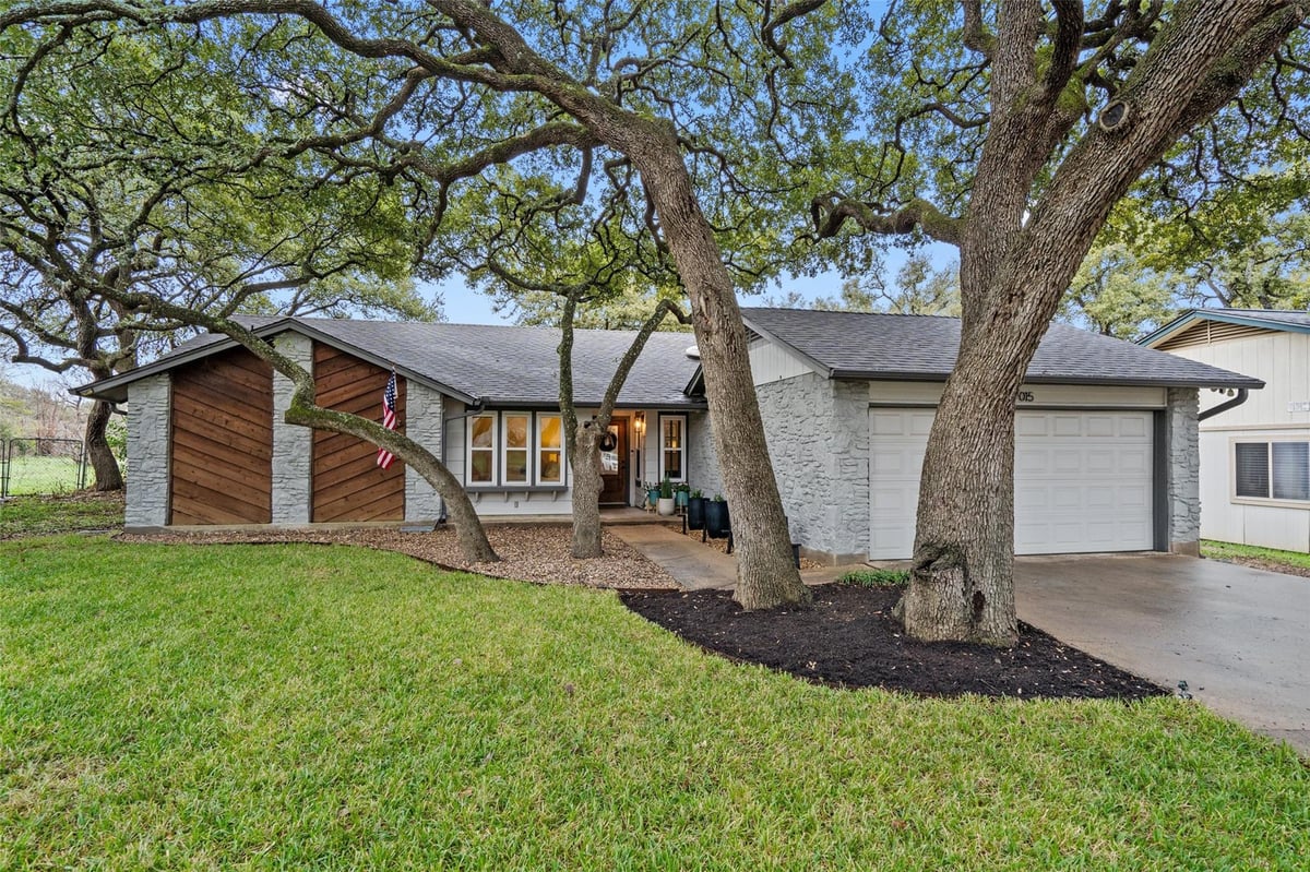 View 9015 Texas Sun Dr in Texas Oaks 9015 Texas Sun Dr - front exterior - Luxury home in Texas Oaks, Austin, TX