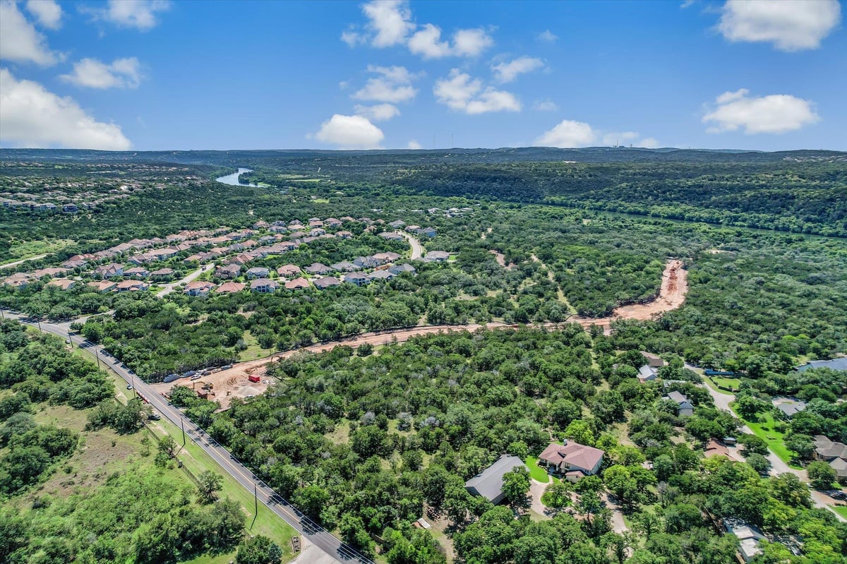 View 902 Quinlan Park RD in The Ranch at Watersedge 902 Quinlan Park RD - front exterior - Luxury lot in The Ranch at Watersedge, Austin, TX