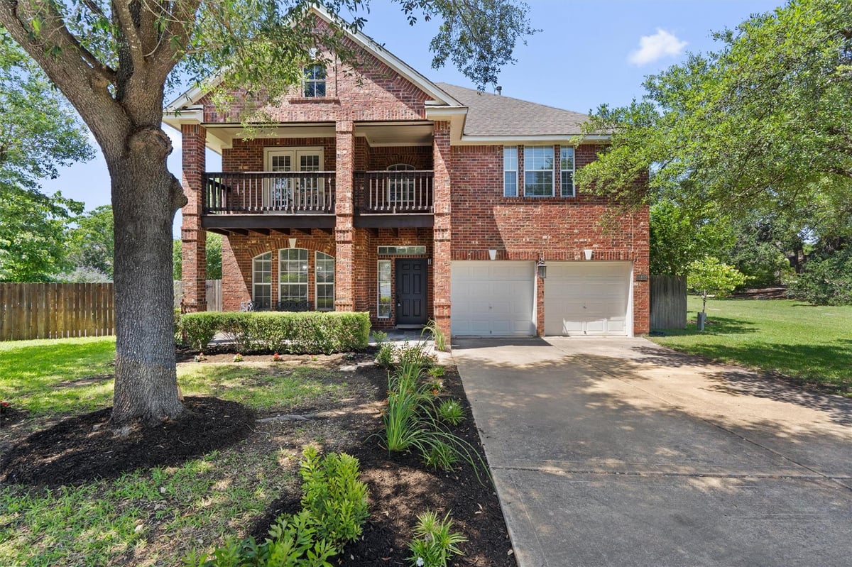 View 9028 Mountain Mist LN in Stone Canyon Sec 07B 9028 Mountain Mist LN - front exterior - Luxury home in Stone Canyon Sec 07B, Round Rock, TX