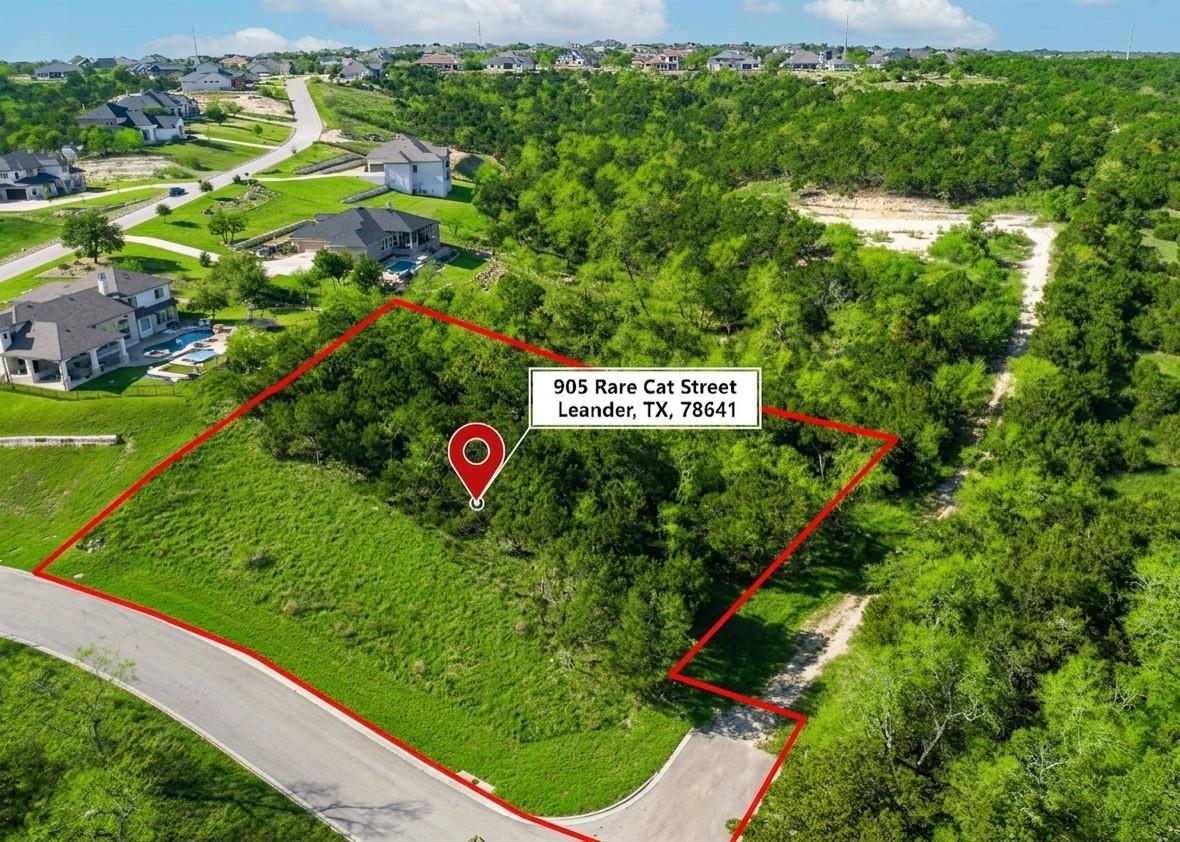 View 905 Rare Cat ST in Grand Mesa at Crystal Falls 905 Rare Cat ST - property photo 1 - Luxury lot in Grand Mesa at Crystal Falls, Leander, TX