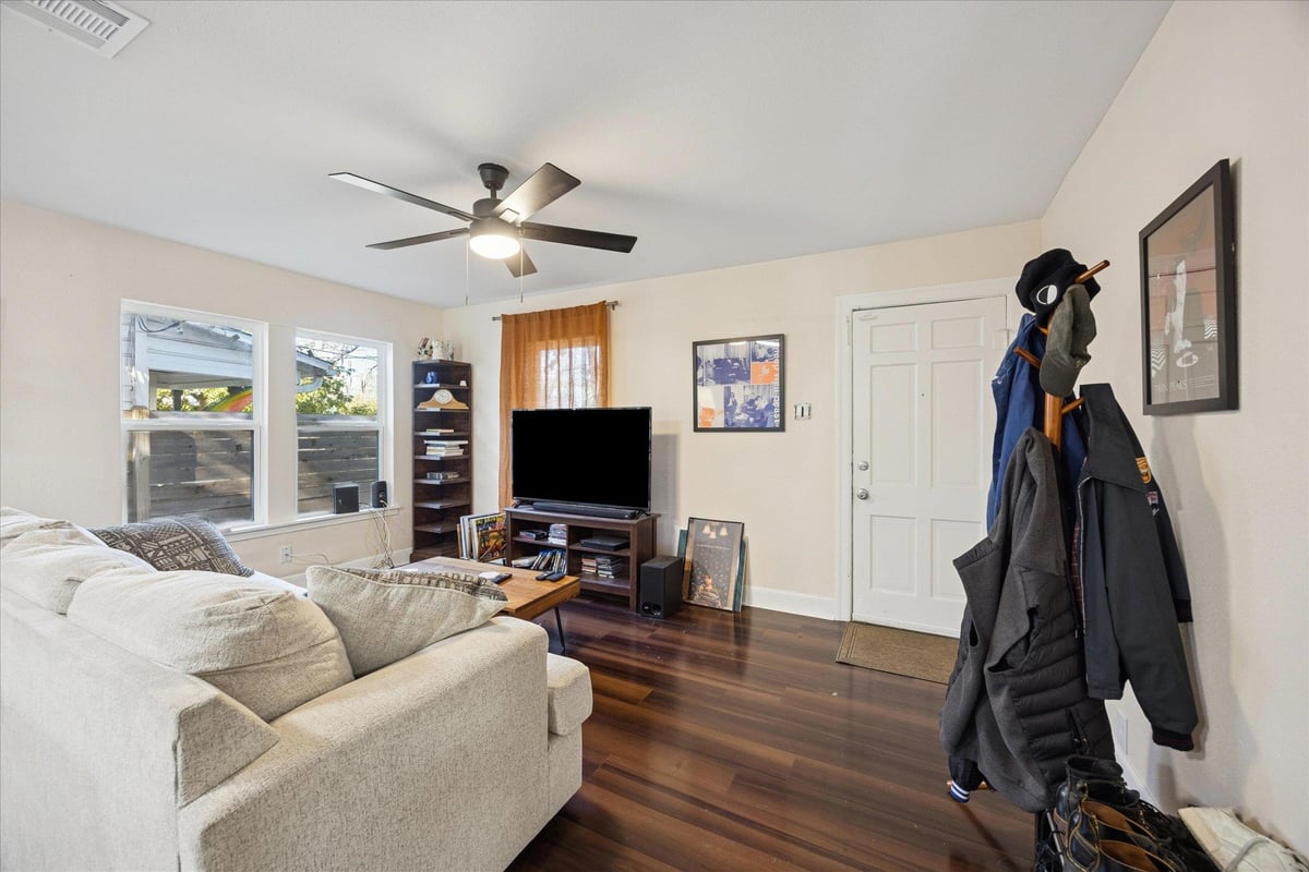Primary bedroom at 907 E 53rd St - 4 bed 3 bath home