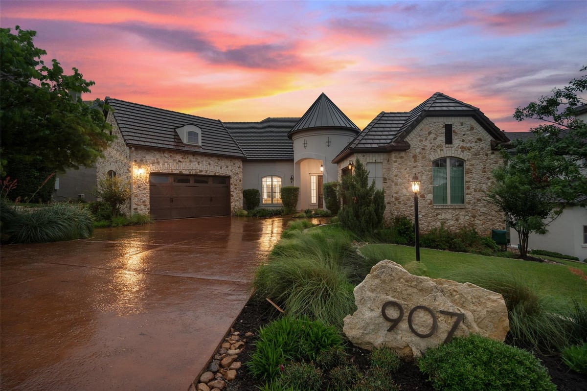 View 907 Madison Fork Dr in Serene Hills Sub Ph 2E 907 Madison Fork Dr - front exterior - Luxury home in Serene Hills Sub Ph 2E, Austin, TX