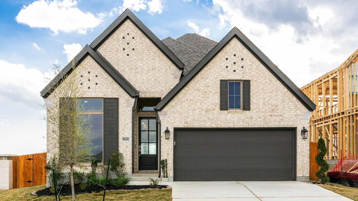 View 908 Lariat Loop in Lariat 908 Lariat Loop - front exterior - Luxury home in Lariat, Liberty Hill, TX