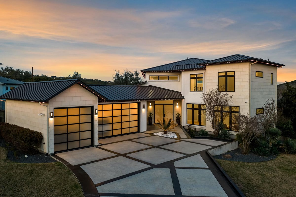 909 Cypress Grove Dr - front exterior - Luxury home in McCormick Ranch On Lake Austin, Austin, TX
