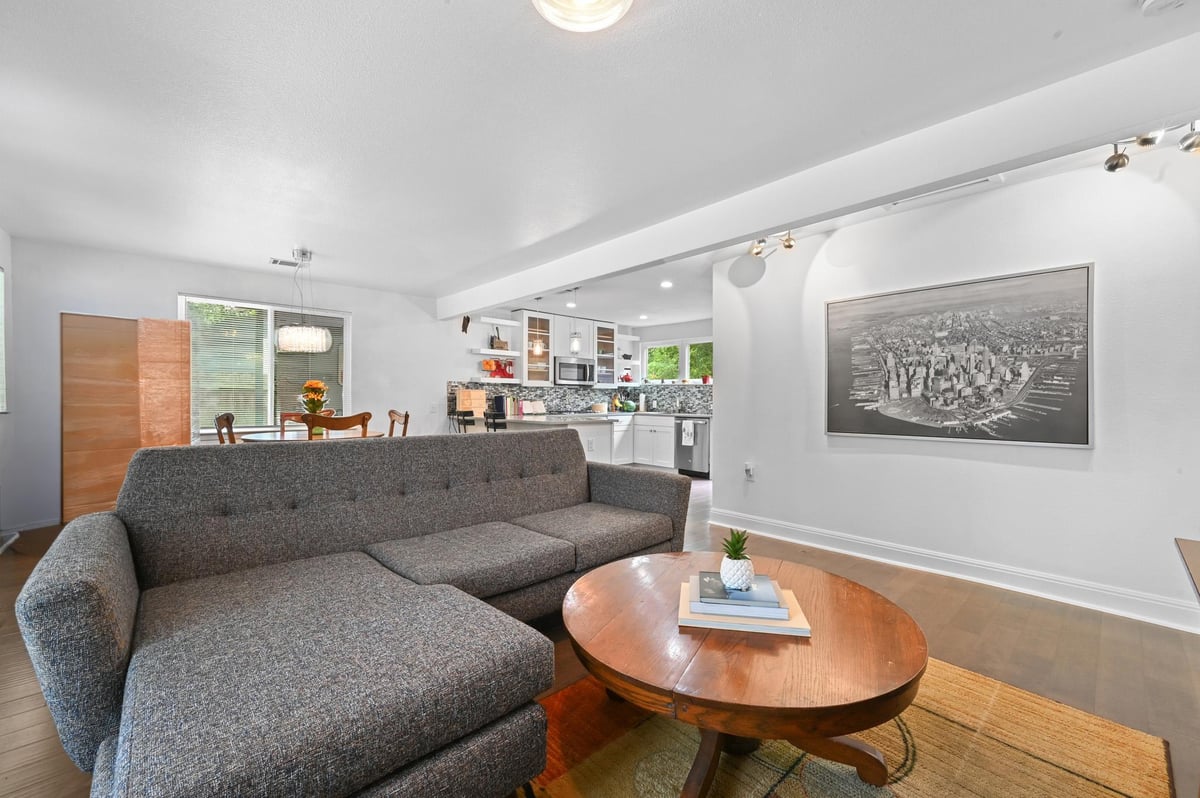 Primary bedroom at 910 E 54th St - 3 bed 2 bath home