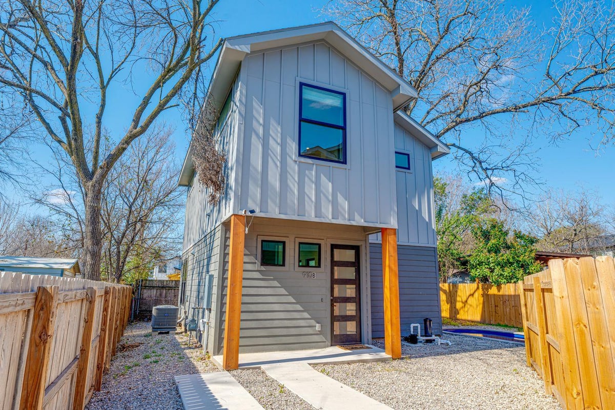 View 910 Tillery ST Unit #B in 910 Tillery Condos 910 Tillery ST Unit #B - front exterior - Luxury home in 910 Tillery Condos, Austin, TX